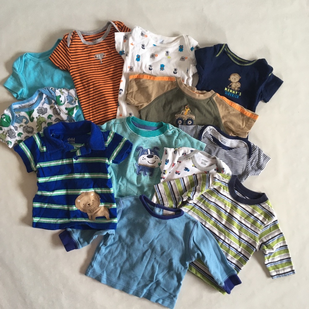 Boys 3-6 Month Clothing Bundle-18 pieces